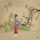 Belle Dame - Peinture chinoise