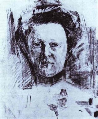 Portret van Valentina Usoltseva Vrouw Van De Dokter Usoltsev 190