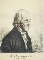 Retrato Ivan Dmitrevsky 1814