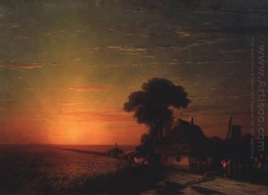 Sunset In Little Russia 1863