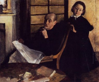 Henri de gaz et sa nièce Lucie Degas