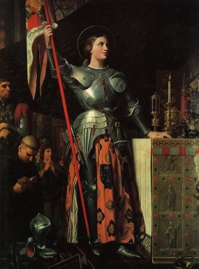 Jeanne d\'Arc Corronation de Charles VII dans la cathédrale de Re