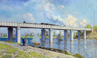 Järnvägsbro på Argenteuil 1873