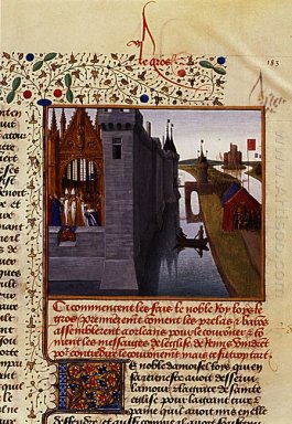 Coronación de Louis Vi 1460