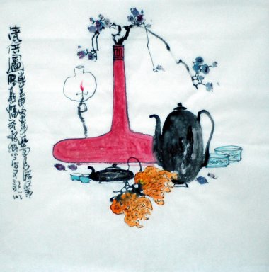 Vogels&Bloemen - Chinees schilderij