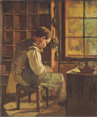 Den Cobbler By The Window 1882