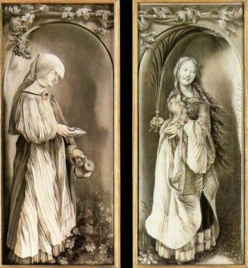 St Elizabeth And A Saint Femme Avec Palm 1511