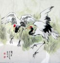 Crane - pintura china