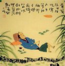 Homem bêbedo - pintura chinesa