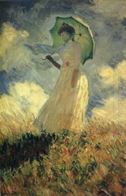 Woman With A Parasol Also Known As Study Of A Figure Outdoors Fa