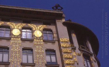 Utsmyckning av fasaden av Kolo Moser