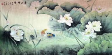 Lotus - Chinesse Lukisan