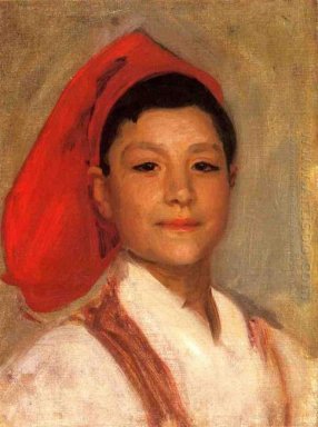 Kopf eines neapolitanischen Boy 1879