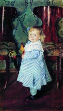 Retrato de I B Kustodieva 1906