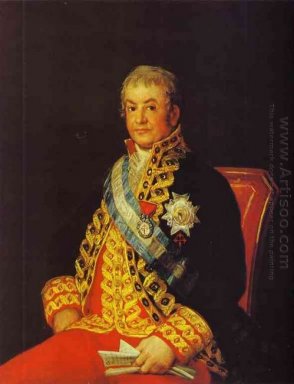 Portret van Jose Antonio Marques Caballero Kepmesa