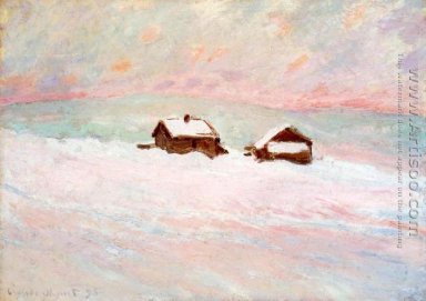 Casas en la nieve de Noruega