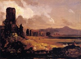 Campagna Di Roma Study For Aqueduct Near Rome 1832