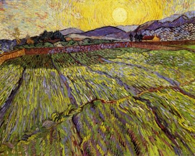 Enclosed Field With Rising Sun 1889