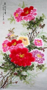 Peony - la pintura china