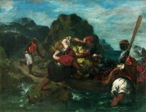 I pirati africani rapire Una Giovane Donna 1852