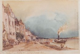 The Landing Site In Stein An Der Donau 1844