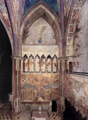 Vista de los frescos del transepto izquierdo 1283