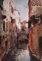 Kanal i Venedig 1890