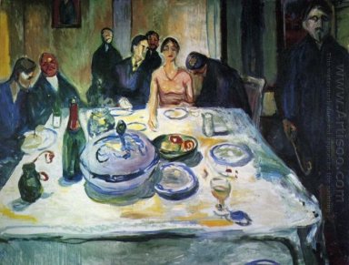 Le mariage de la Bohême Munch Assis à l\'extrême gauche 1925