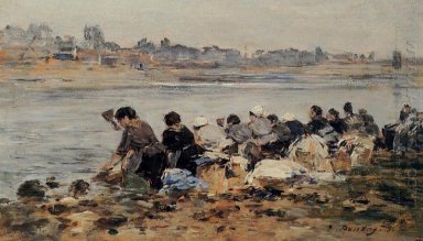 Laundresses On The Banks Of The Touques 8