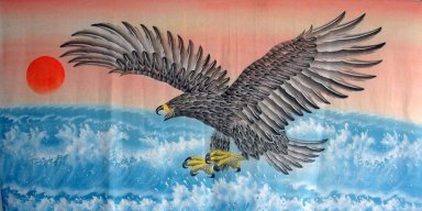 Eagle - pintura china