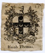 Jesaja Thomas Bookplate