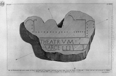 Den romerska forn T4 Plate XXVI annan Plan Of The Theatre