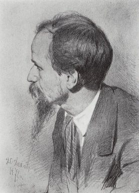 Retrato de P P Chistyakov 1870