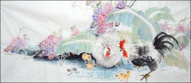 Cock - Peinture chinoise