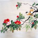 Vogels&Bloemen - Chinees schilderij