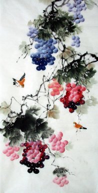 Виноград - китайской живописи
