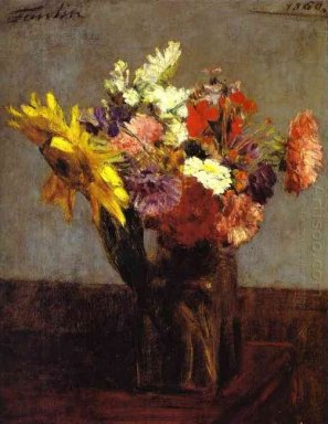 Bukett av blommor 1860