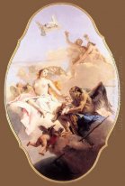 Een Allegorie Met Venus en Tijd 1758
