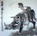 Buffalo - kinesisk målning