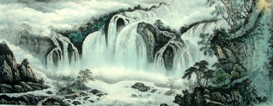 Cascade - peinture chinoise