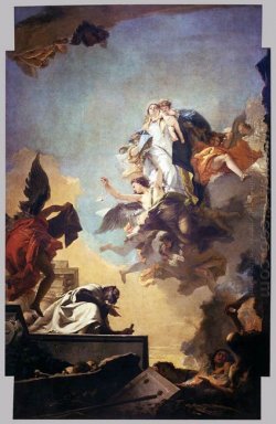 Apparition de la Vierge à St Simon Stock 1749 1