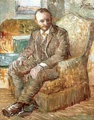 Portrait Of The Art Dealer Alexander Reid Sitting In An Easy Cha