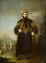 Portret van Murtaza Kuli Khan Broer van Aga Mahommed Het Persia