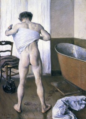 Uomo al suo Bath