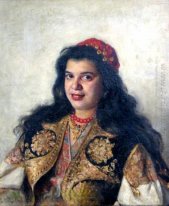 Een zigeuner Lady 1875