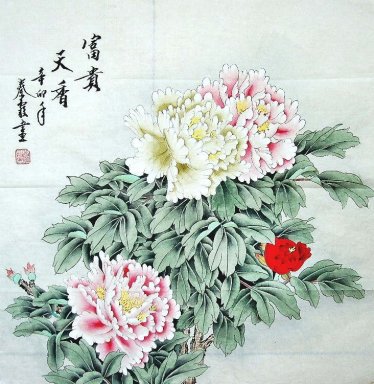 Peony - la pintura china