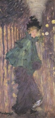 Lady On The Boulevard 1892