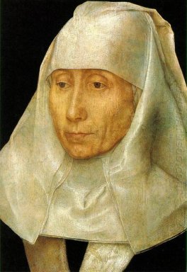 Portret van een Oude vrouw 1470