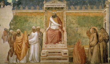 Trial By Fire di San Francesco d\'Assisi Prima il Sultano d\'Egitt