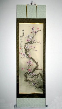 La flor del ciruelo - Montado - la pintura china